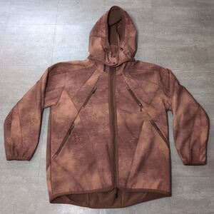 Free People Movement Canyon Crushin Jacket Hood Zip Toasted Almond Combo S